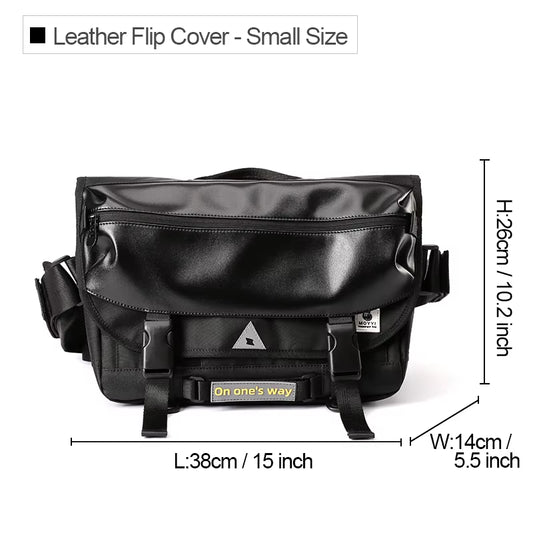 MOYYI Messenger Bags Large Capacity Male Tourist Cycling Messenger Bags for Men Sling Crossbody Bag