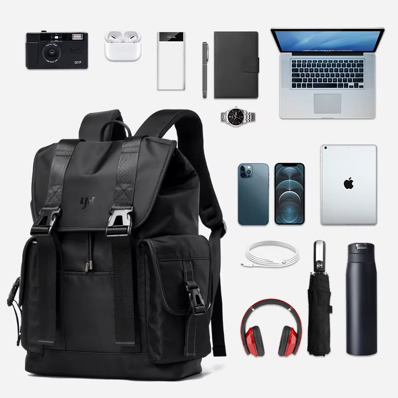 YMOIAT National Men'S Business Laptop Travel Backpack Waterproof Customized Drawstring Casual Sports Backpacks Bag for Men
