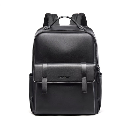 Mate Elan PU Leather Laptop Bags for Men Rucksack Waterproof Business PU Leather Backpack