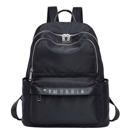 Simradia Stylish Casual Ladies Travel Backpack Black Mini Female Backpacks Waterpoof Custom Logo Large Capacity School Bags
