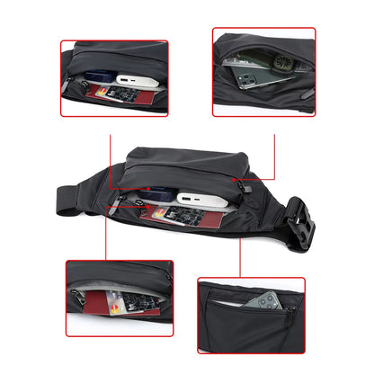 MOYYI Waterproof Belt Bags for Men Unisex Belt Bags Fanny Pack Running Men'S Sport Waist Bags