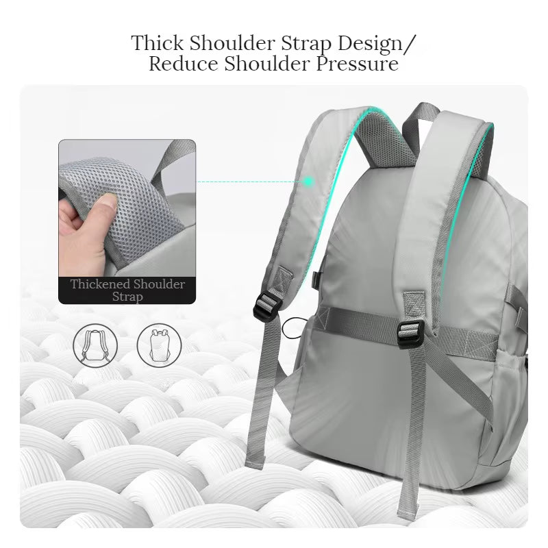 Ready Stock Causal Backpack for Man Multi-Functional Customized Travel Bag Customized Unisex High School Other Backpack Bags