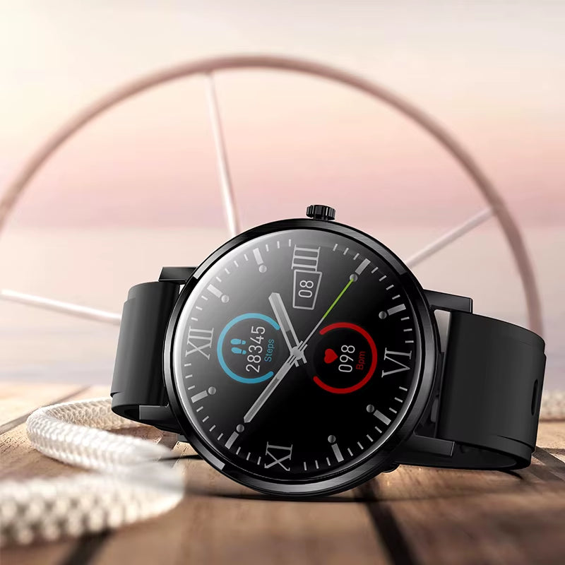 F18 AMOLED1.3 Inch 360*360 HD Resolution BT Call Smart Watch Business Smart Bracelet