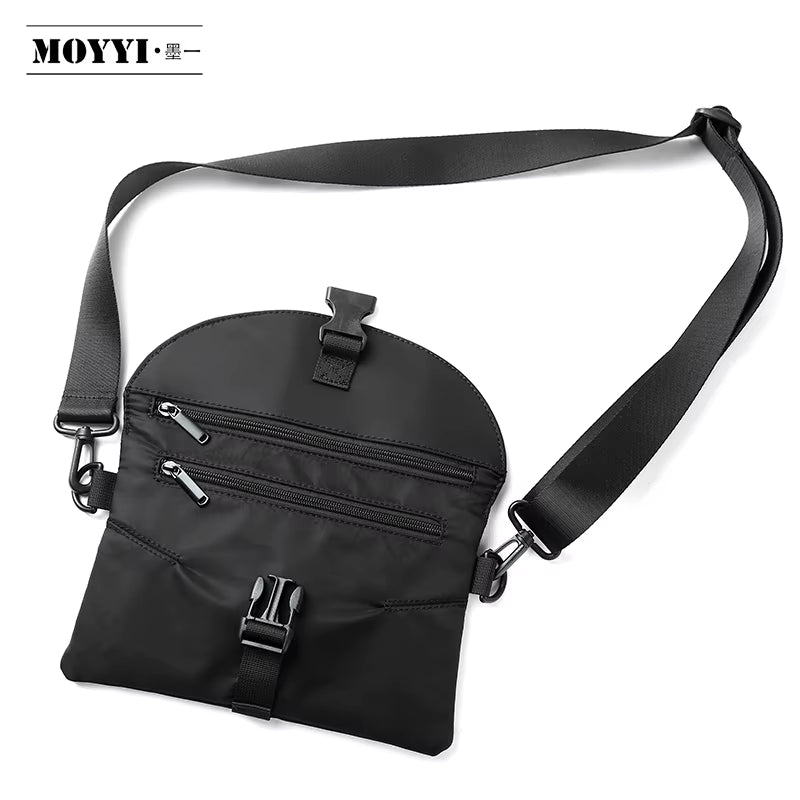 Trend Custom Logo Small Crossbody Bag Fashion Nylon Waist Bag for Men Waterproof Men'S Fanny Pack Sling Bags