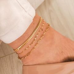 Factory Direct China Trendy Adjustable Length Lightweight Construction Idealeveryday Wear Comfort Ankle Chain