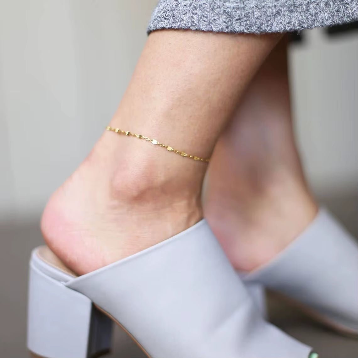 Factory Direct China Trendy Adjustable Length Lightweight Construction Idealeveryday Wear Comfort Ankle Chain - MCROONS.COM