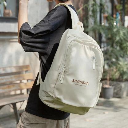 Fashion Casual Laptop Backpack Water Resistant Oxford School Backpack Daily Commute Outdoor Rucksack for Men and Women - MCROONS.COM