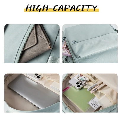 Fashion Customized Students Bags New Style Soft Fabric Backpack Outdoor Daily Unisex College School Bags Backpack Hiking - MCROONS.COM