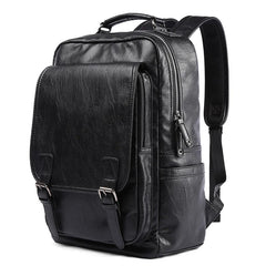Fashion PU Laptop Backpack Travelling Waterproof PU Leather Laptop Backpack for Men Backpack
