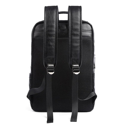 Fashion PU Laptop Backpack Travelling Waterproof PU Leather Laptop Backpack for Men Backpack - MCROONS.COM
