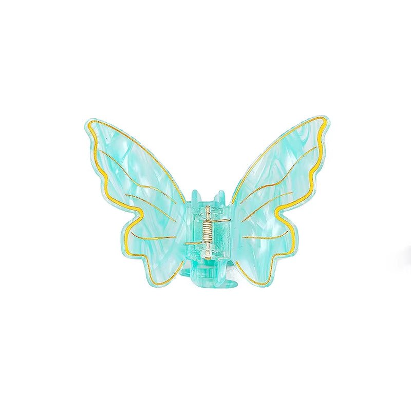 High Quality Hot Selling 10Cm Solid Color Large Butterfly Hair Claw Cute Engraved Women'S Claw Clip Customization - MCROONS.COM