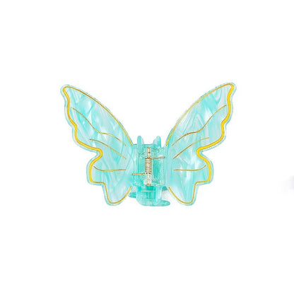 High Quality Hot Selling 10Cm Solid Color Large Butterfly Hair Claw Cute Engraved Women'S Claw Clip Customization - MCROONS.COM