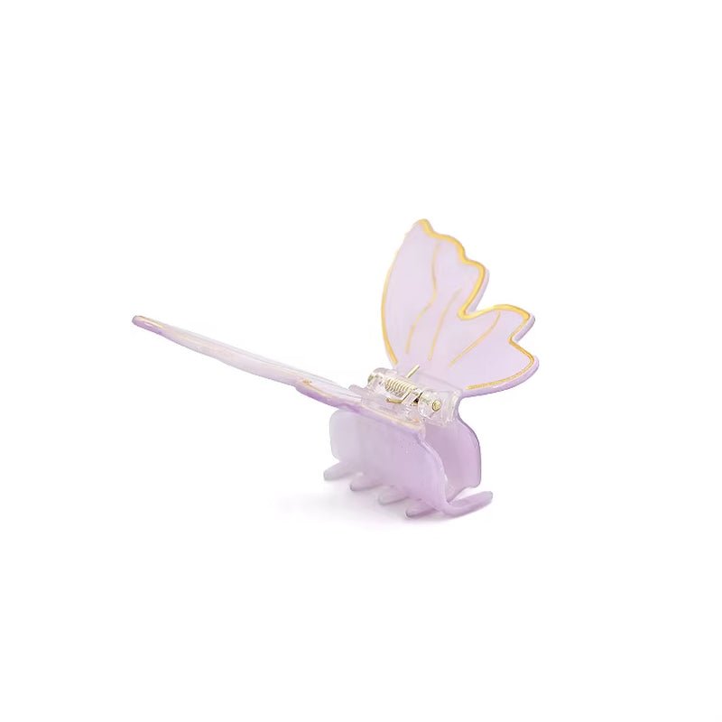 High Quality Hot Selling 10Cm Solid Color Large Butterfly Hair Claw Cute Engraved Women'S Claw Clip Customization - MCROONS.COM