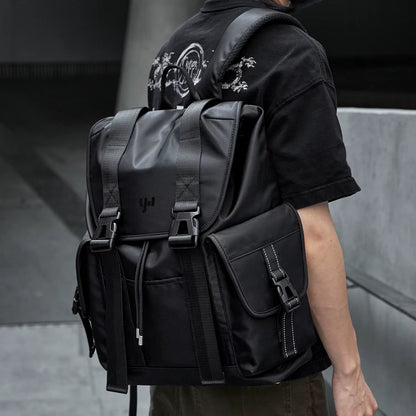 Large Capacity Men'S Backpack Flip Travel Backpack Fit 17 Inch Laptop Backpack Bags - MCROONS.COM
