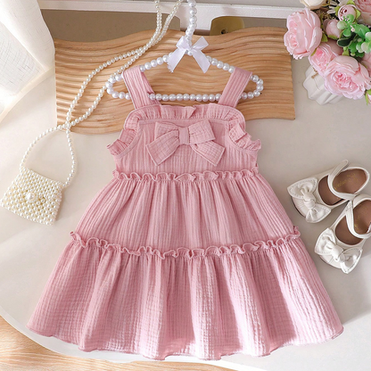 Baby Girl Knitted Bow Cake Skirt Dress