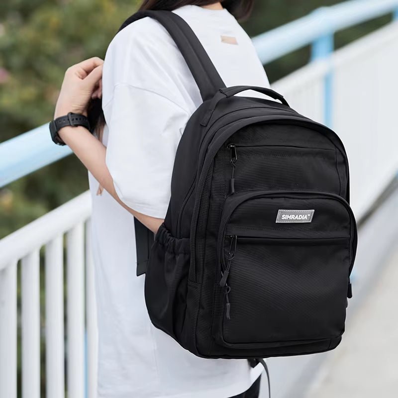 Manufacturers Fashion Man'S Backpack Japanese College Youth Student Bookbag Women Waterproof School Bag Travel Laptop Backpack - MCROONS.COM