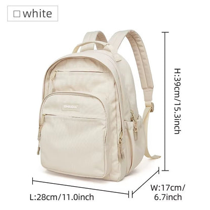 Manufacturers Fashion Man'S Backpack Japanese College Youth Student Bookbag Women Waterproof School Bag Travel Laptop Backpack - MCROONS.COM