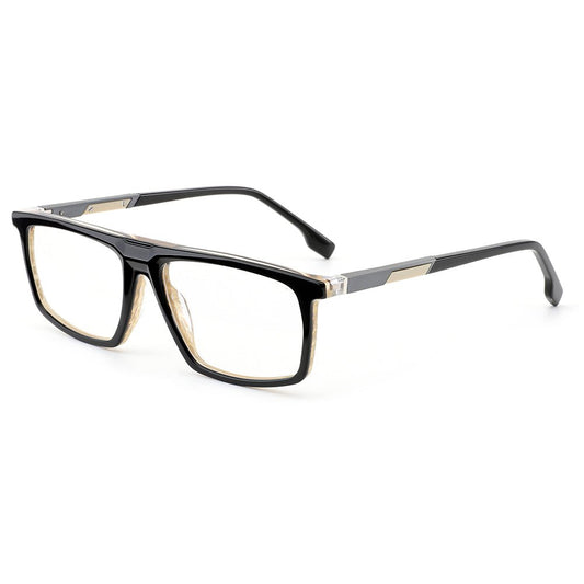 MCROONS Classic Square Glasses optical frame close-up