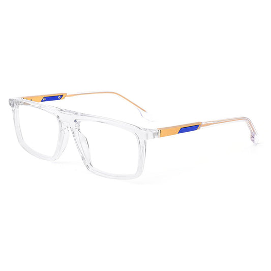 MCROONS Classic Square Glasses side view