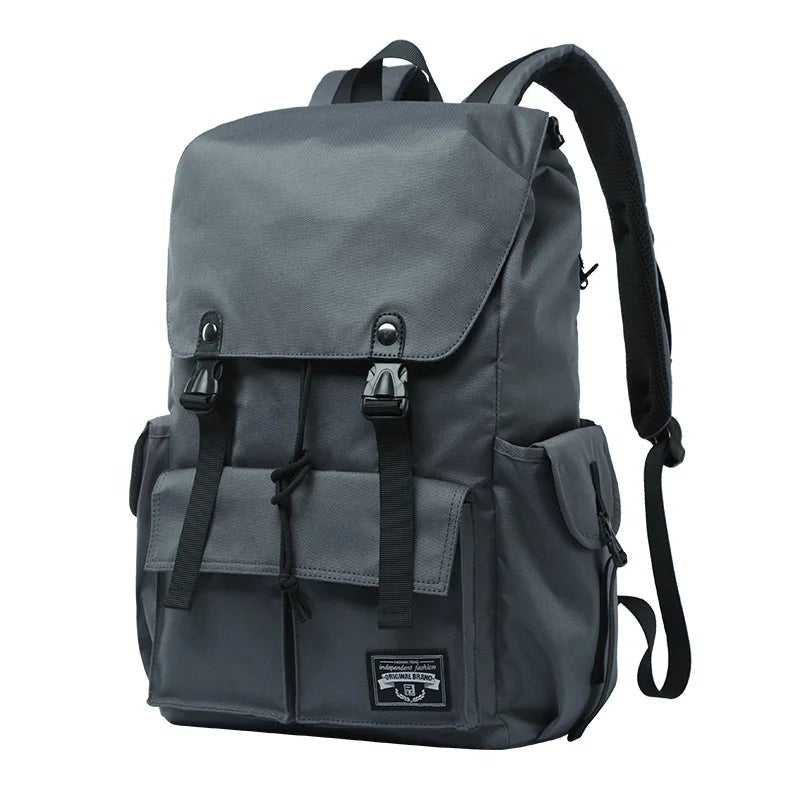 Men Rolltop Laptop Backpack Man Large Capacity Motorcycle Backpack Outdoor Waterproof Rucksack Anti - Theft Travel Backpack - MCROONS.COM
