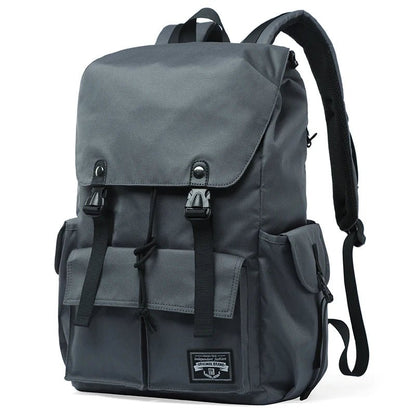 Men Rolltop Laptop Backpack Man Large Capacity Motorcycle Backpack Outdoor Waterproof Rucksack Anti - Theft Travel Backpack - MCROONS.COM