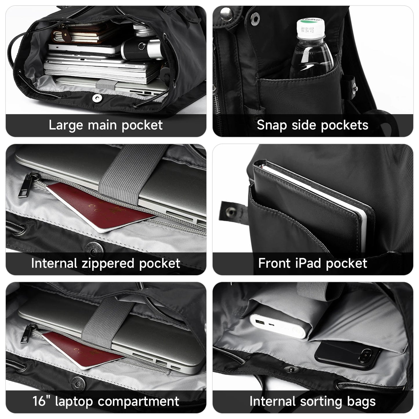 Men'S Backpack Waterproof College Backpack Bags for Men Unisex Laptop Travel Backpack Customized Logo - MCROONS.COM
