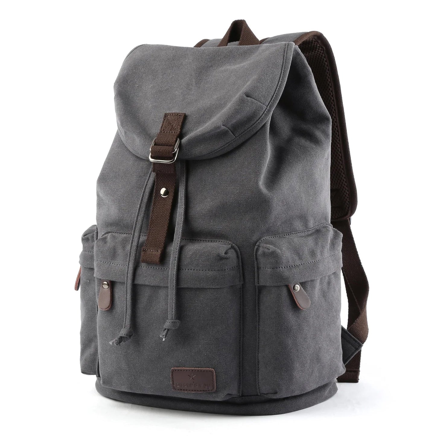 MOYYI Anti - Theft Canvas Bag for Men Outdoor Knapsack Hiking Laptop Backpack - MCROONS.COM