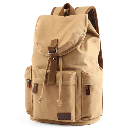 MOYYI Anti - Theft Canvas Bag for Men Outdoor Knapsack Hiking Laptop Backpack - MCROONS.COM