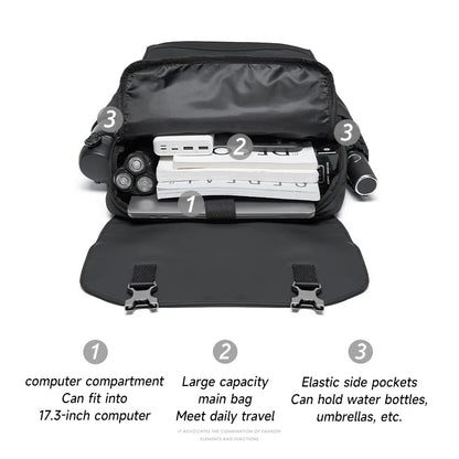 MOYYI Fashion Oxford Men'S Laptop Backpacks Business Waterproof Backpacks for Men Outdoor Travel Backpack School Bag - MCROONS.COM