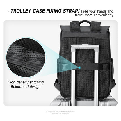 MOYYI Fashion Oxford Men'S Laptop Backpacks Business Waterproof Backpacks for Men Outdoor Travel Backpack School Bag - MCROONS.COM