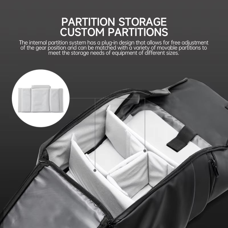 MOYYI Large Capacity DSLR Camera Backpack PVC Camera Bag for SLR/DSLR Outdoor Waterproof Camera Video Bags for Man - MCROONS.COM