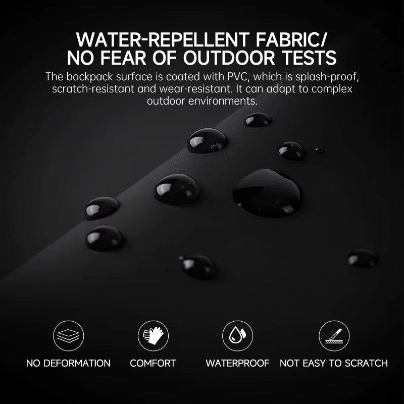 MOYYI Large Capacity DSLR Camera Backpack PVC Camera Bag for SLR/DSLR Outdoor Waterproof Camera Video Bags for Man - MCROONS.COM