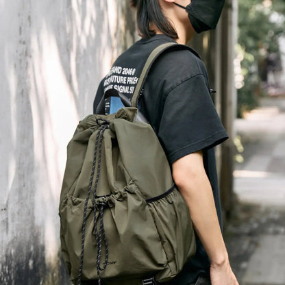 MOYYI Large Capacity Oxford Travel Casual Backpacks for Man Oxford 16 Inch Laptop Backpack Waterproof Drawstring School Bag - MCROONS.COM