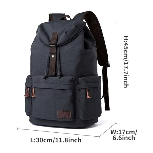 MOYYI Men'S Backpack Oxford Causal Knapsack Laptop Backpack for Men Unisex Waterproof School Travel Bag with Trolley Sleeve - MCROONS.COM