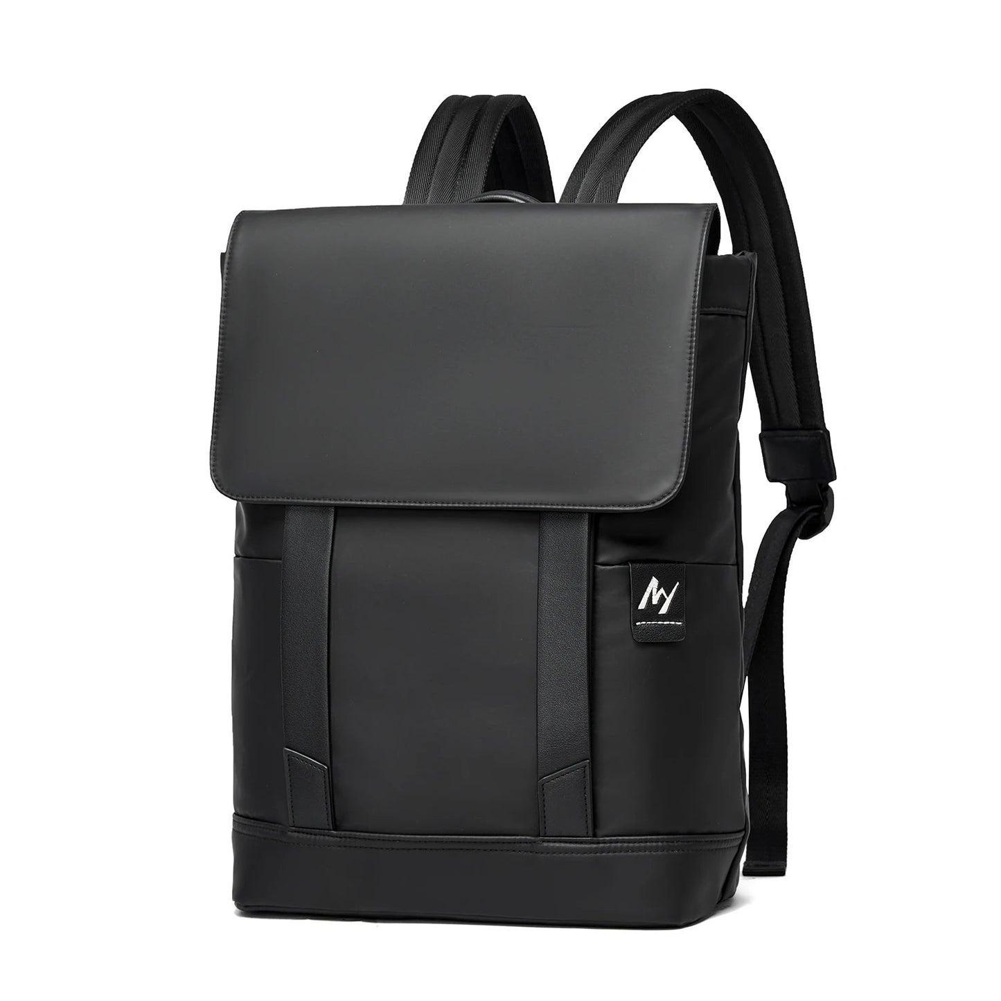 MOYYI PVC Laptop Bags for Men Business Flip Backpack for College Laptop Backpack - MCROONS.COM