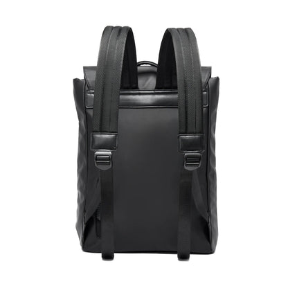 MOYYI PVC Laptop Bags for Men Business Flip Backpack for College Laptop Backpack - MCROONS.COM