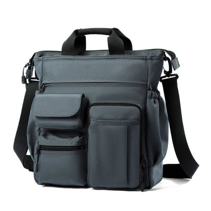 Multi - Functional Crossbody Bags for Men Business Waterproof Briefcase Laptop Messenger Bag - MCROONS.COM