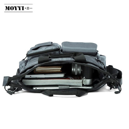 Multi - Functional Crossbody Bags for Men Business Waterproof Briefcase Laptop Messenger Bag - MCROONS.COM