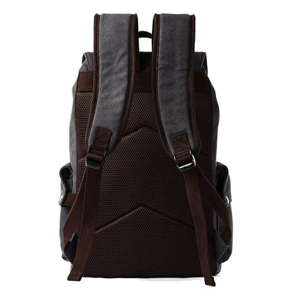 Multifunctional Wholesale Canvas Backpack with High Capacity and Diversified Pockets Suit for School - MCROONS.COM