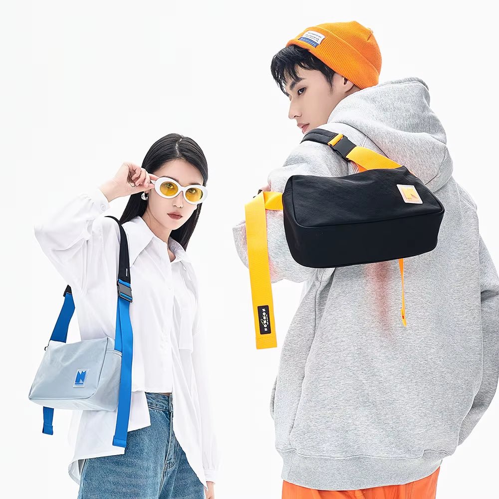 NOXXON Custom Sling Bag Water Resistant Nylon Casual Cross Body Bag Lightweight Single Shoulder Pack for Women - MCROONS.COM