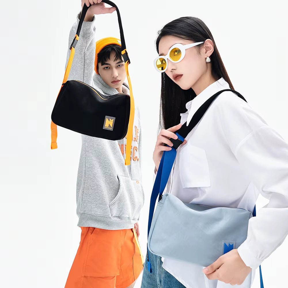 NOXXON Custom Sling Bag Water Resistant Nylon Casual Cross Body Bag Lightweight Single Shoulder Pack for Women - MCROONS.COM