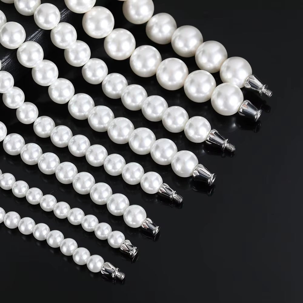 Nuoya Pearl Jewelry Fashion Beaded Bracelet White round Pearls Bracelet Women - MCROONS.COM