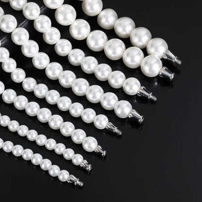 Nuoya Pearl Jewelry Fashion Beaded Bracelet White round Pearls Bracelet Women - MCROONS.COM