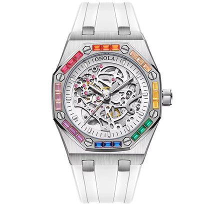 ONOLA 3834D Leisure Luminous Sports Waterproof Watch Men Customisable Build Your Own Mechanical Automatic Watch - MCROONS.COM