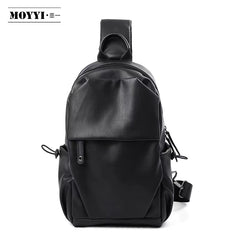 PU Leather Waterproof Mobile Phone Crossbody Bag Messenger Shoulder Bags Custom Chest Bag for Men