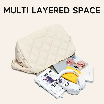 Puffy Tote Bag for Women Shoulder Bag for Women Crossbody Purse Padded Shoulder Bag - MCROONS.COM