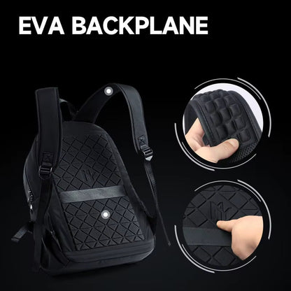 PVC Leather Laptop Other Backpack Unisex Custom Logo Causal School Bag EVA Waterproof Travel Backpack Men Business Backpack - MCROONS.COM