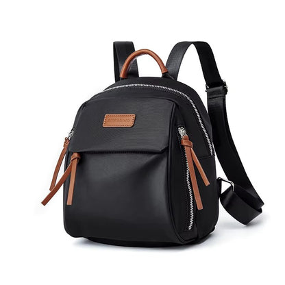 Simradia Fashion Small Women Backpack Waterproof Travel Lady Bags Black Weekend Backpacks for Girl School Bags - MCROONS.COM