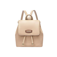 Simradia PVC Drawstring Backpack Purse Retro Preppy College School Bag Fashion Travel Women Backpack