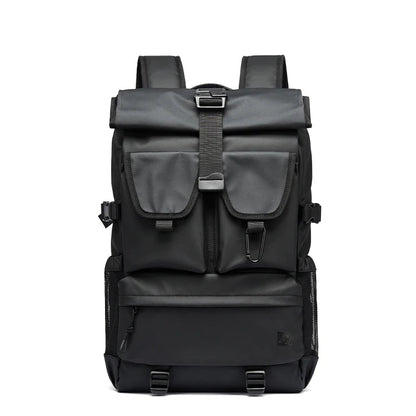 Top Rollong Expandable 28L Outdoor Backpacks Hiking Expedition Travel Backpacks Oxford 17.3 Inch Laptop Backpack for Men - MCROONS.COM